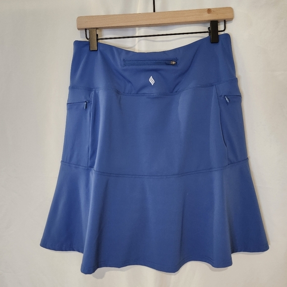 Athletic Skort Womens Size M Blue Zippered Pockets Activewear‎ Tennis Pickleball - Picture 5 of 7